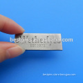 vintage design engraved logo metal plate